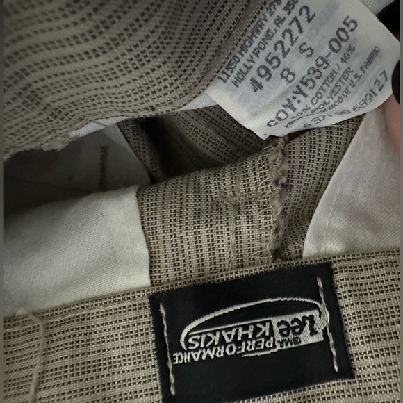 Lee Women’s Size 8 Pinstripe Straight-Leg Pants - Picture 4 of 4